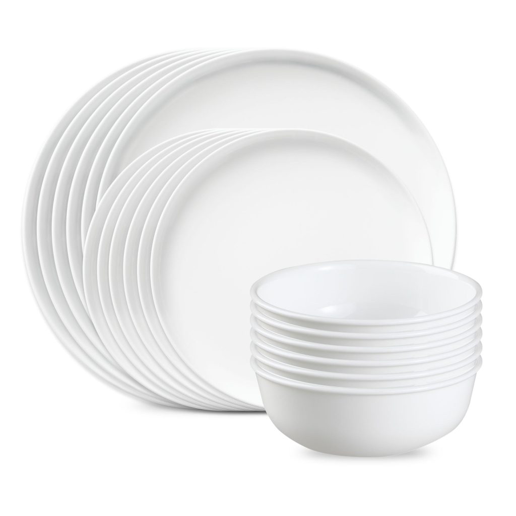 Corelle® Luxe Atlas 18-piece Dinnerware Set. Service for 6